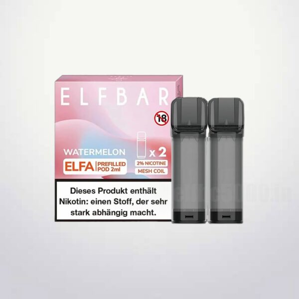 Elfa 600 ELF BAR ELFA Prefilled Pod Watermelon 600 Puffs - Elfbar: Elevate Your ...